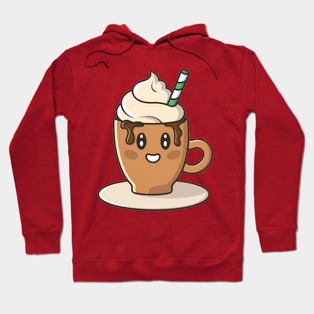 "Gelato Dream: Affogato Euphoria"- Coffee Food Icecream Hoodie by stickercuffs